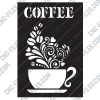 Coffee Design file - EPS AI SVG DXF CDR
