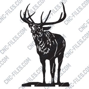 Deer Design file - EPS AI SVG DXF CDR