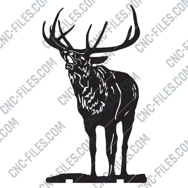 Deer Design file - EPS AI SVG DXF CDR