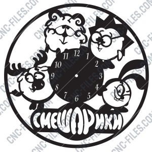 cncfilescom-cnc-kikoriki-clock-130-1