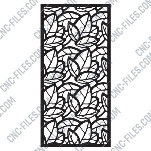 Pattern panel screen Design files - EPS AI SVG DXF CDR