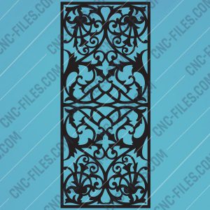 Pattern panel screen Design files - EPS AI SVG DXF CDR R00136