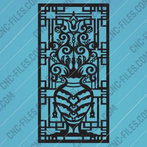 Pattern panel screen Design files - EPS AI SVG DXF CDR R00140