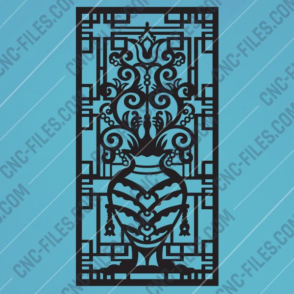 Pattern panel screen Design files - EPS AI SVG DXF CDR R00140