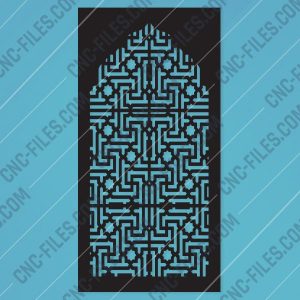 Pattern panel screen Design files - EPS AI SVG DXF CDR R00152