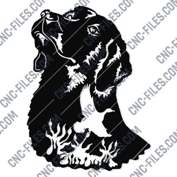 Engraving Dog Vector Design file - EPS AI SVG DXF CDR