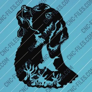 Engraving Dog Vector Design file - EPS AI SVG DXF CDR