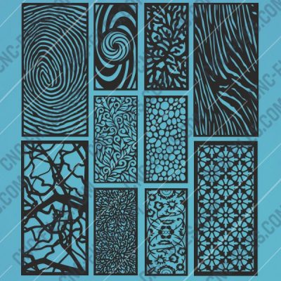 Panels Patterns And Scenes Decorative DXF SVG CDR EPS PNG AI P008 ...