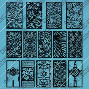 Panels Patterns And Scenes Decorative DXF SVG CDR EPS PNG AI P057