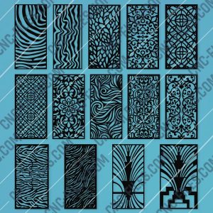 Panels Patterns And Scenes Decorative DXF SVG CDR EPS PNG AI P058