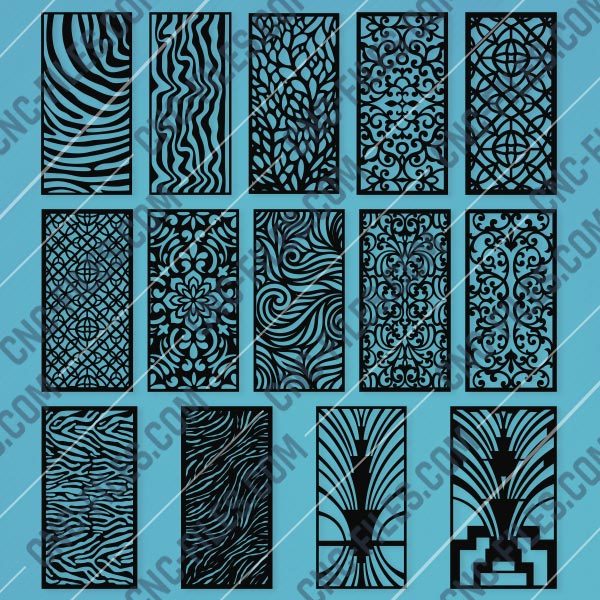 Panels Patterns And Scenes Decorative DXF SVG CDR EPS PNG AI P058