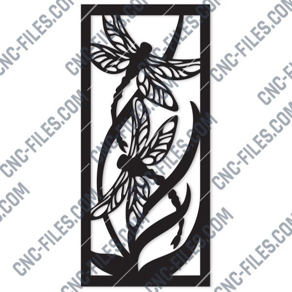 Router Wall decoration DXF CDR and EPS File For CNC Plasma 