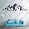 Mountains wall art Vector Design files - DXF SVG EPS AI CDR