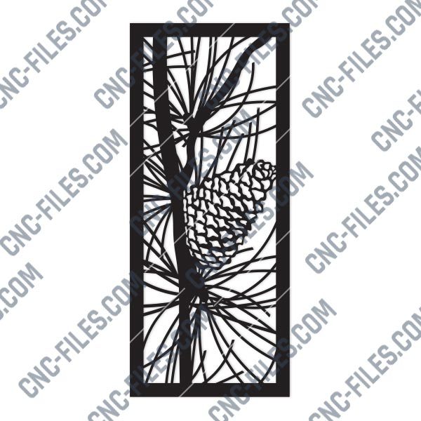 Panel Pattern Decorative DXF SVG CDR EPS PNG AI P093