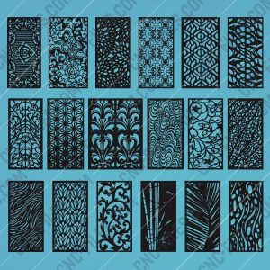 Panels Patterns And Scenes Decorative DXF SVG CDR EPS PNG AI P0218