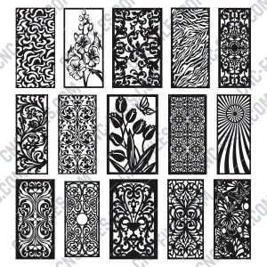 Panels Patterns And Scenes Decorative DXF SVG CDR EPS PNG AI P0220