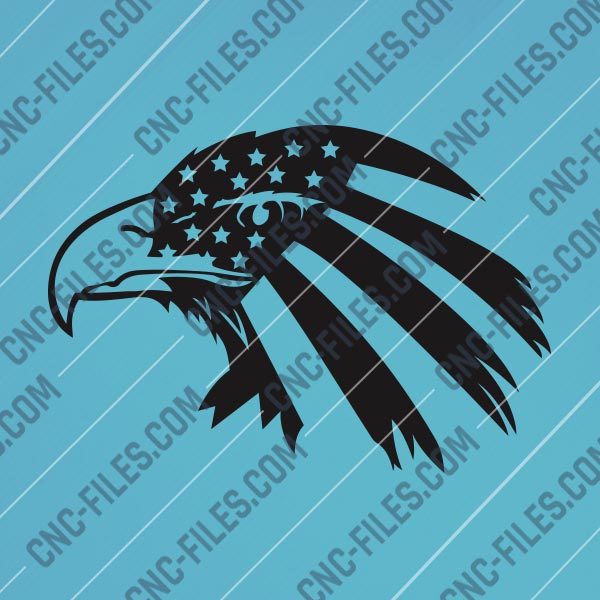 American Eagle Design files P0227 - DXF SVG EPS AI CDR