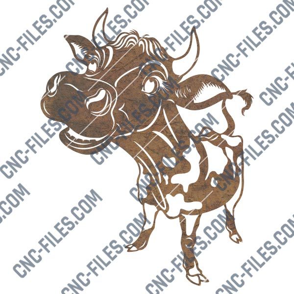 Symbol of 2021 bull design files - DXF SVG EPS AI CDR