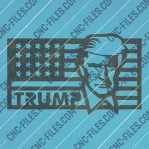 Donald Trump - Make America Great Again - DXF SVG EPS AI CDR