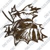Bird in the jungle vector design files - DXF SVG EPS AI CDR