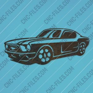 Old car vector design files - DXF SVG EPS AI CDR