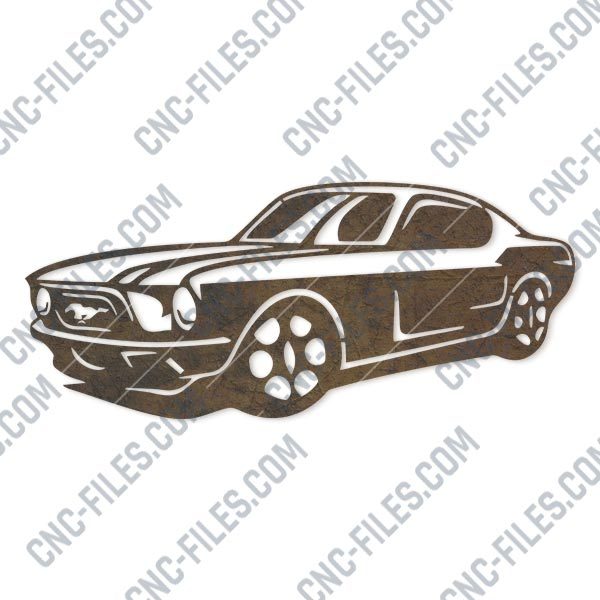 Old car vector design files - DXF SVG EPS AI CDR