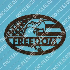 Eagle freedom design files - DXF CDR EPS AI SVG