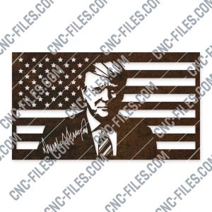 Signature TRUMP vector files - EPS AI SVG DXF CDR