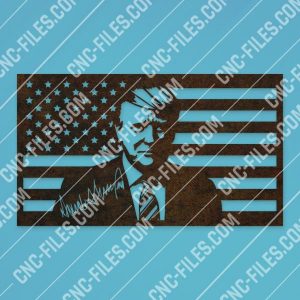 Signature TRUMP vector files - EPS AI SVG DXF CDR