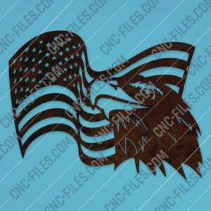 American Flag Eagle Design files – DXF SVG EPS AI CDR