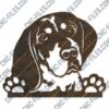 Dog vector design files - DXF SVG EPS AI CDR