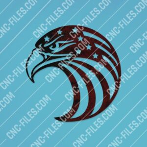 American Flag Patriotic Eagle Wall design files