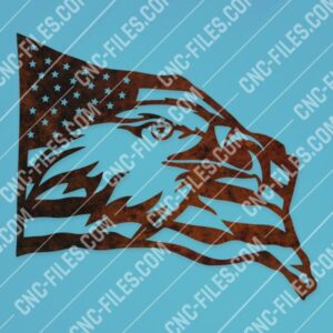 American flag eagle design files download