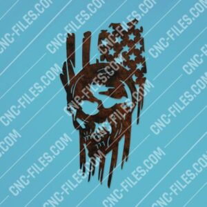 Tattered American Flag Design files