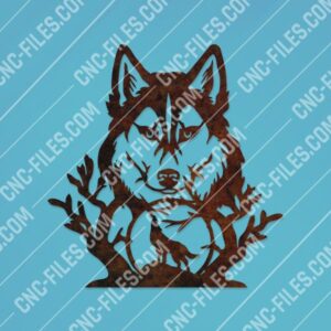 Wolf Howl vector design files