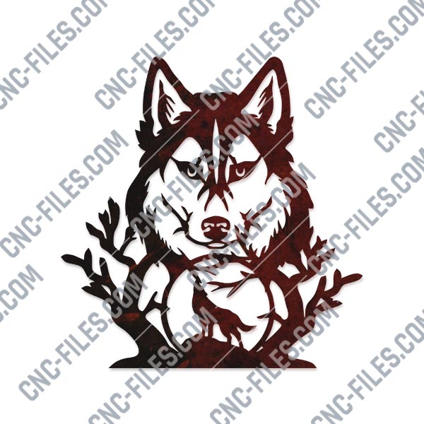 Wolf Howl vector design files
