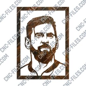 Messi player vector design files