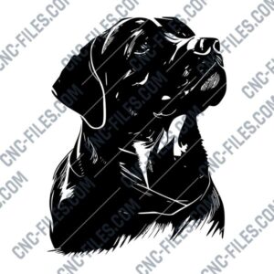 Rottweiler & DXF File Image