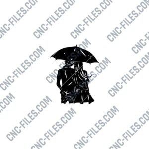 Under the Umbrella DXF Art