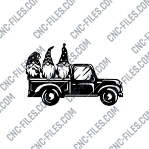 Christmas Gnomes DXF Files