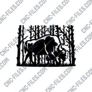 Bison DXF File Image