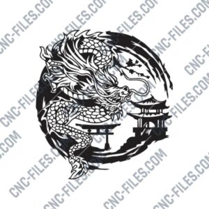 Dragon Temple CNC Design