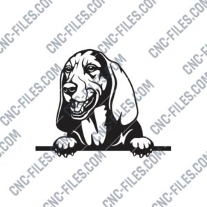 Basset Hound CNC DXF File