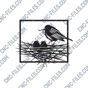 Birds in the Nest DXF Files