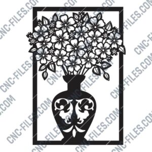 Flower Vase DXF Files