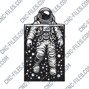 Astronaut in Water DXF Pattern