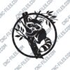 Raccoon Wall Decor DXF Files