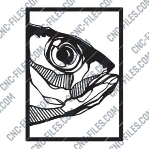 Fish Wall Decor DXF Files