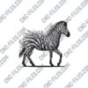 Tree Zebra DXF File for CNC Machines